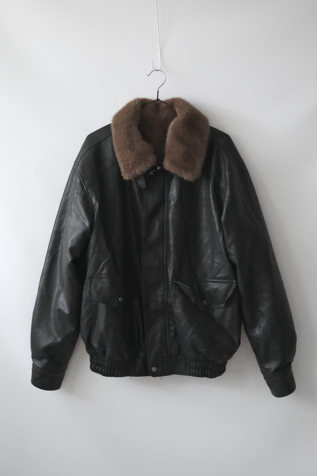 *주문폭주*버클 레더 무스탕(전체 퍼 안감/겨울아우터/퍼무스탕)