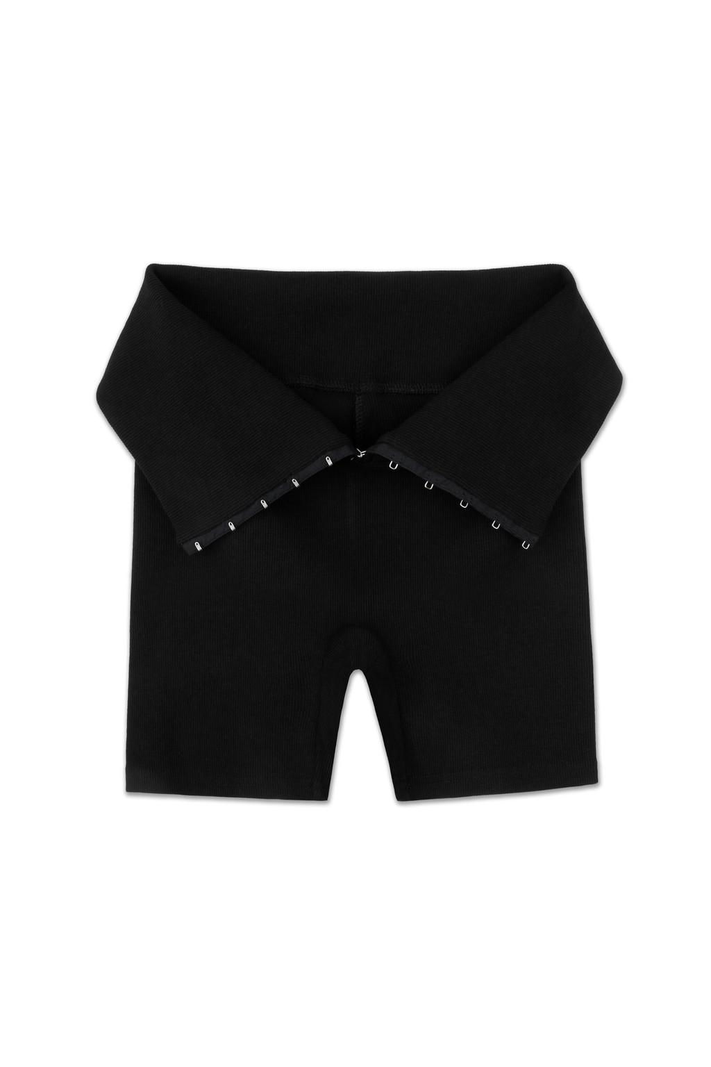 코르셋 숏 레깅스 (블랙)