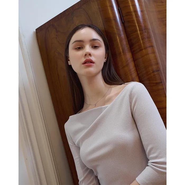 Flow T-shirt [Pale gray]