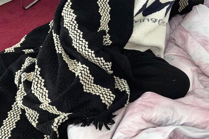 블랙 소로우 에스닉 블랭킷 캠핑 담요 쇼파커버