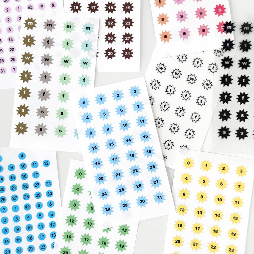 day sticker2 데이 데일리 요일 위크 주간 스티커