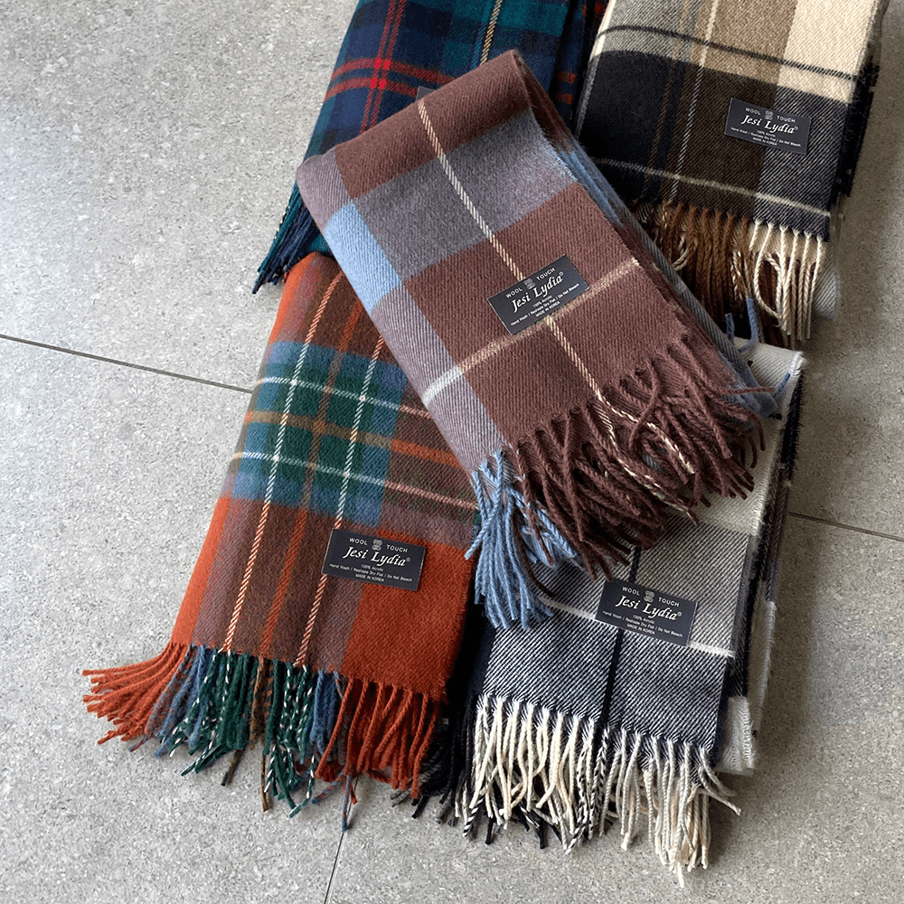 유얼 루디아 체크머플러 (5color)