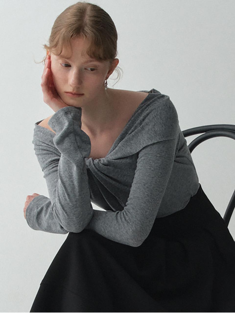 Muse Drape Top(3color)[3/11 예약배송]