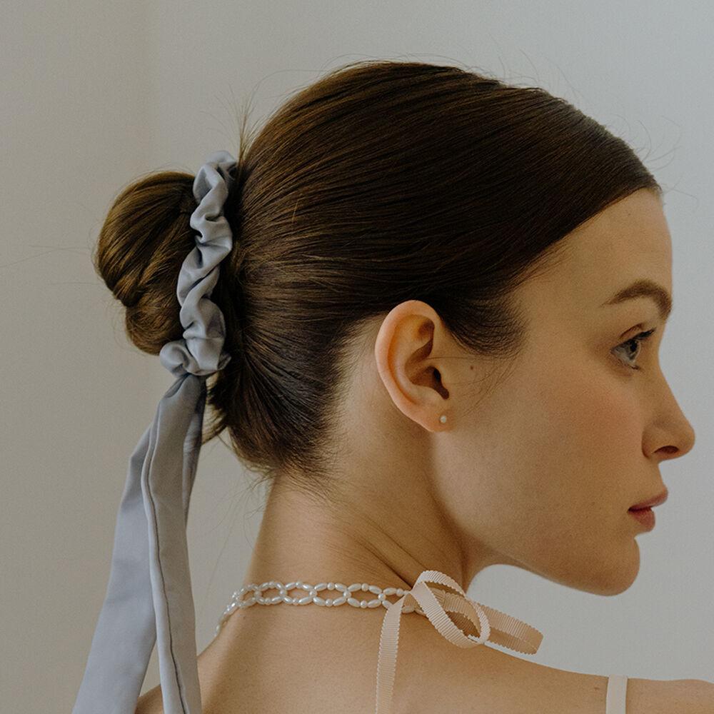 HA028 Satin sleep ribbon scrunchie