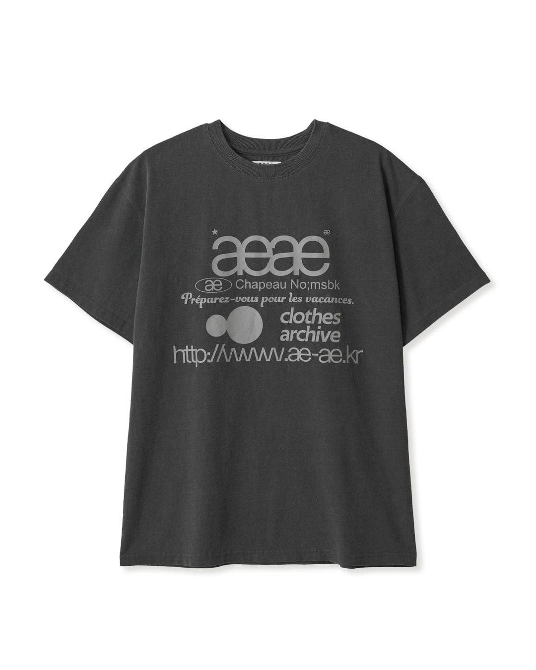 [4/17예약배송]  WEB LOGO T-SHIRTS [PIGMENT BLACK]