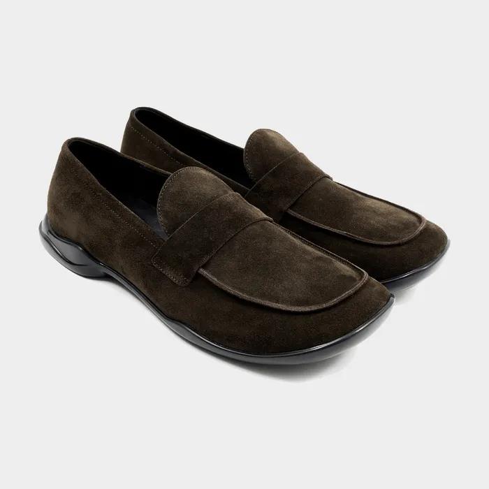 square loafer (brown)