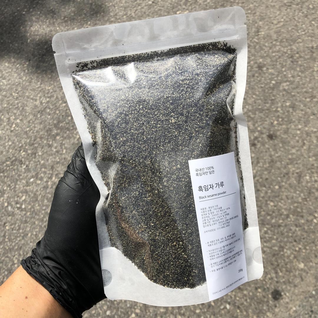 방앗간청년 국산 검은깨 흑임자 가루 500g