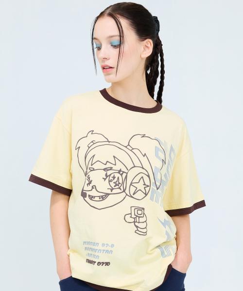 RT ANIME TEE(CREAM)
