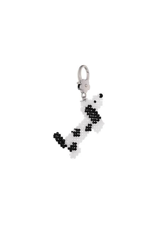 Heart Puppy Key Ring (Black)