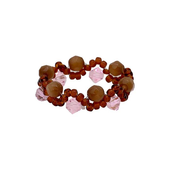 Flow Beads Ring (Brown)