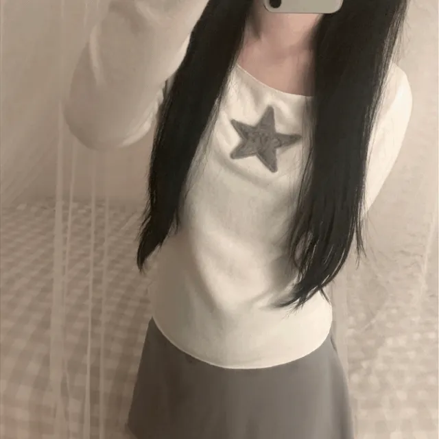 [소량입고*] 스타 포인트 티셔츠 (y2k/핀터레스트/빈티지)