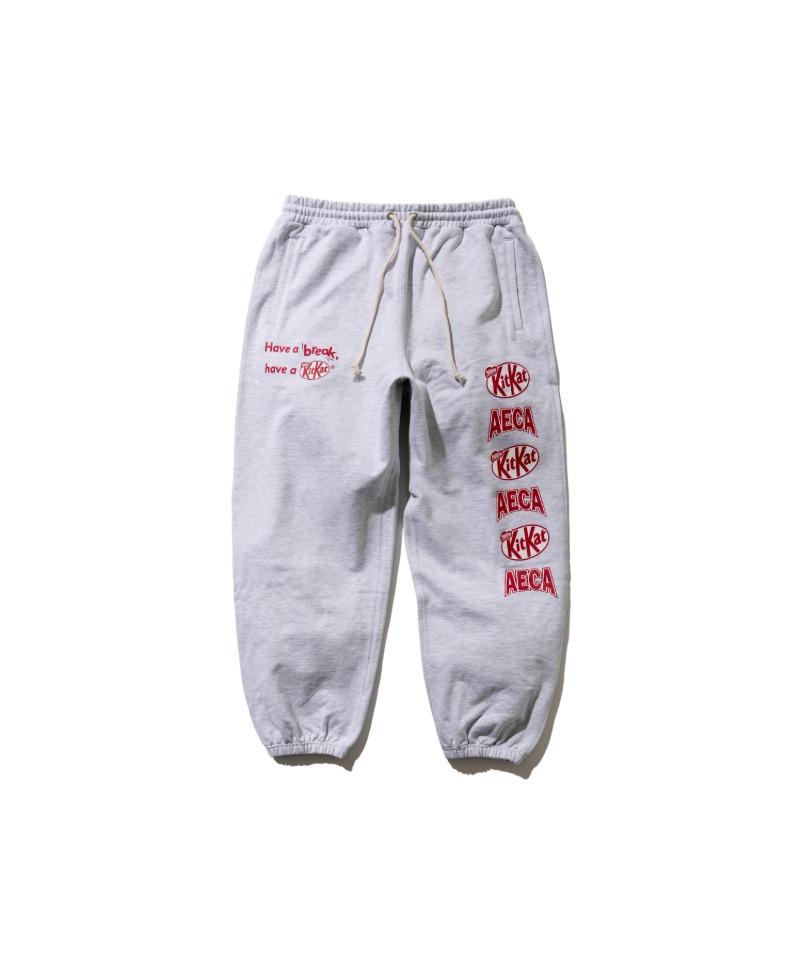 KITKAT X AECA SWEAT JOGGER PANTS-LIGHT GREY