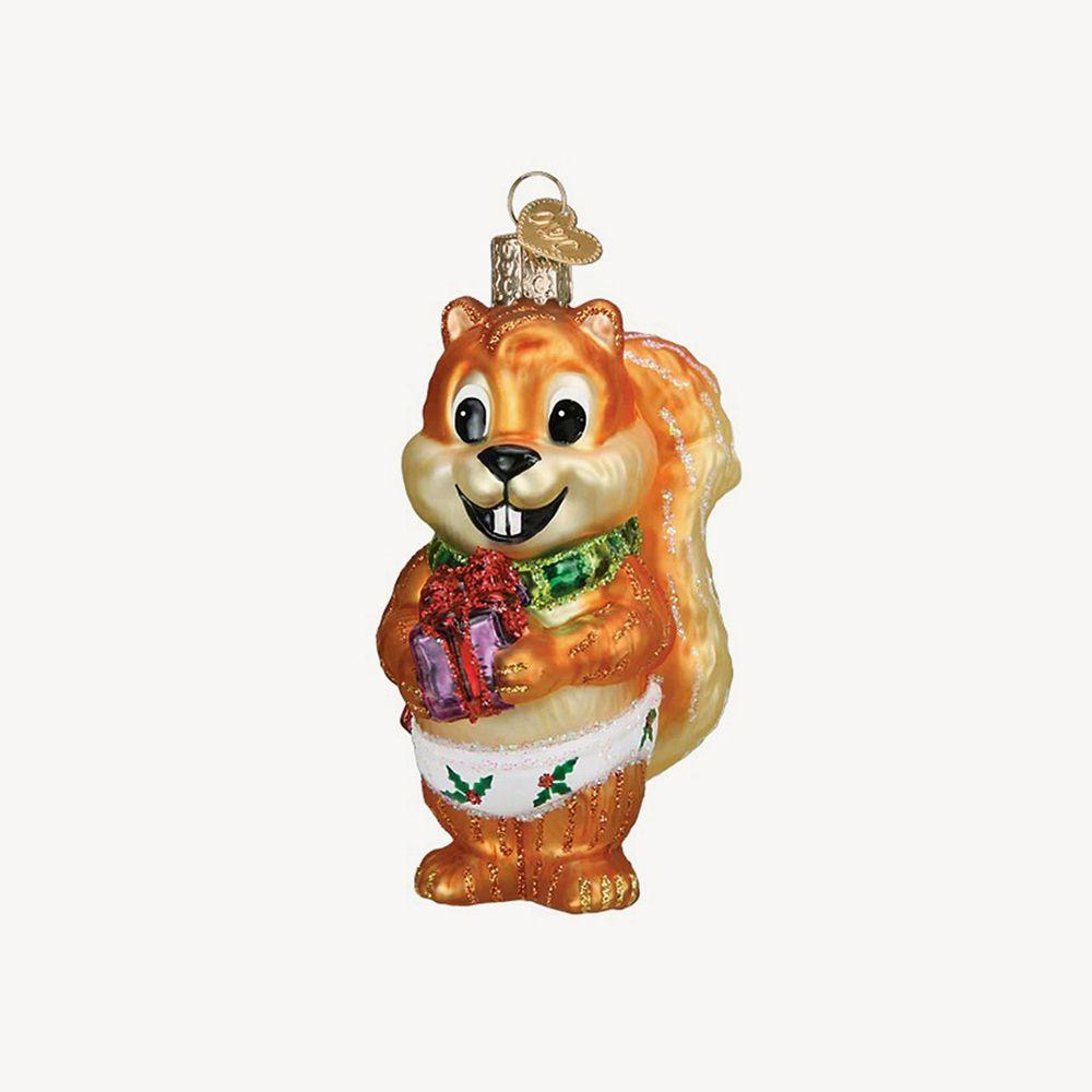 크리스마스 오너먼트 Silly Squirrel