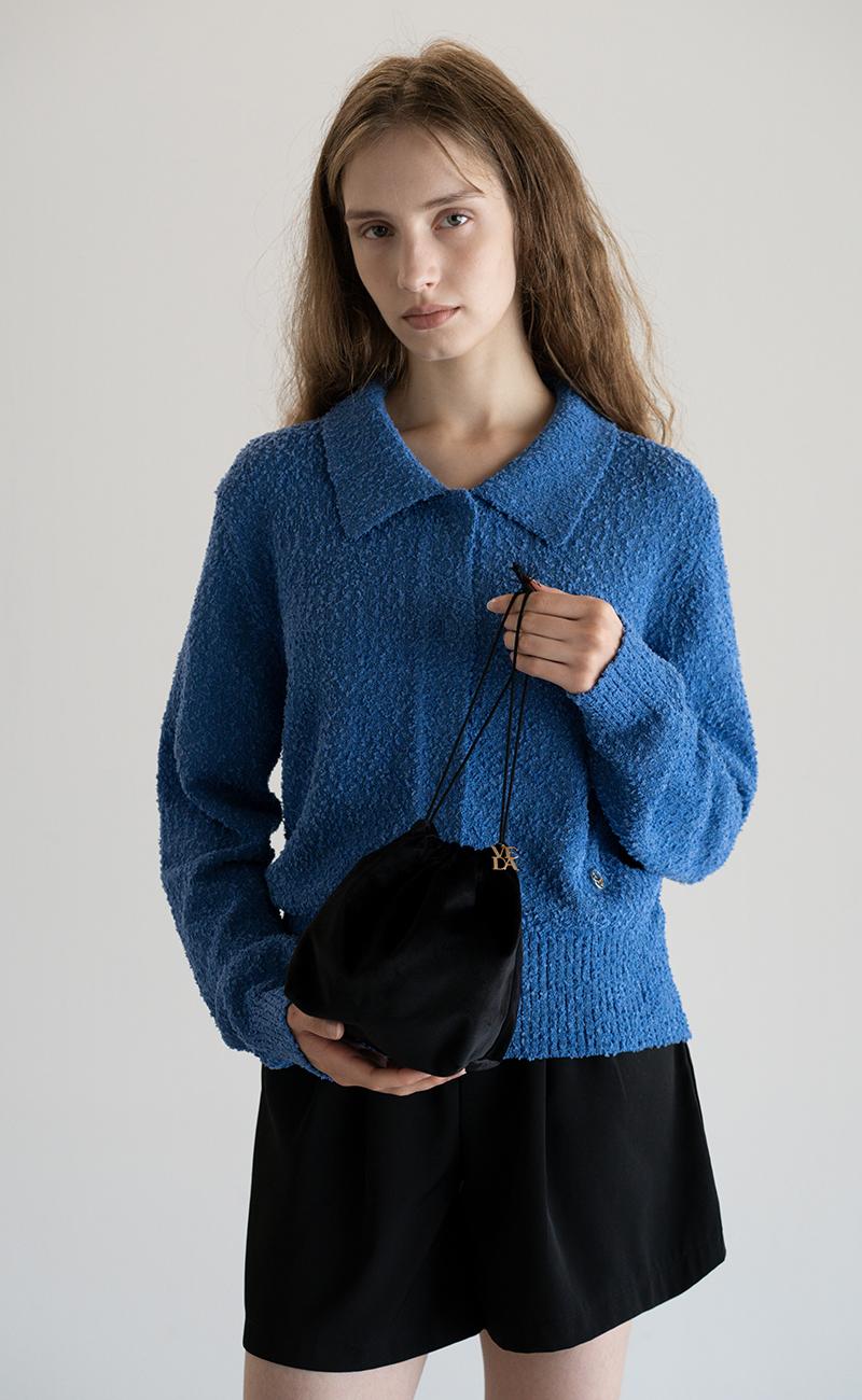 벨벳블랙_Veda Velvet Pouch_black