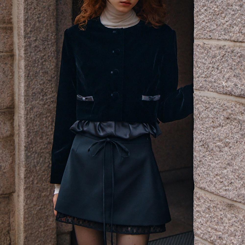 [프리미엄]Sienna Crop Skirt(2color)