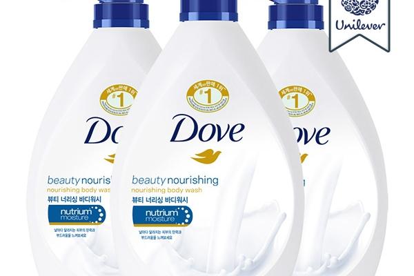 도브 바디워시 1L 3개