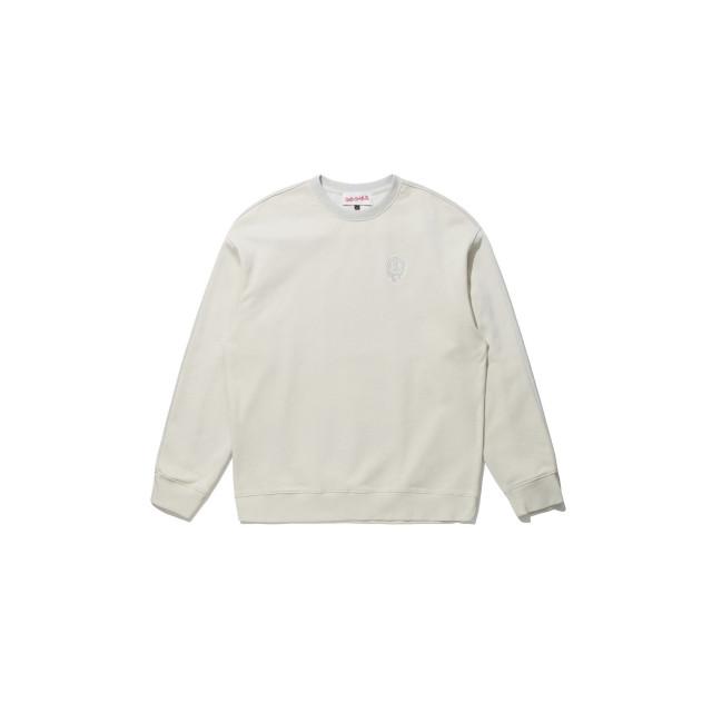 sadsmile color combi crewneck sweat (set-up)_CQTAX22221IVX
