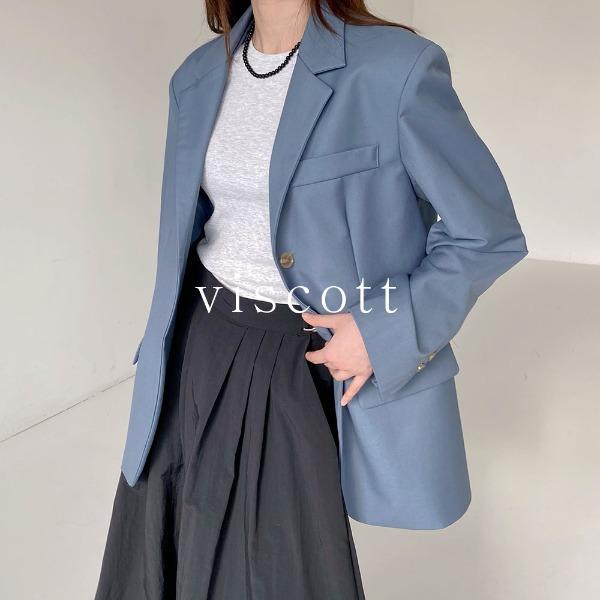 (무배) 프리미엄 백오픈 테일러드 블레이저 자켓 146