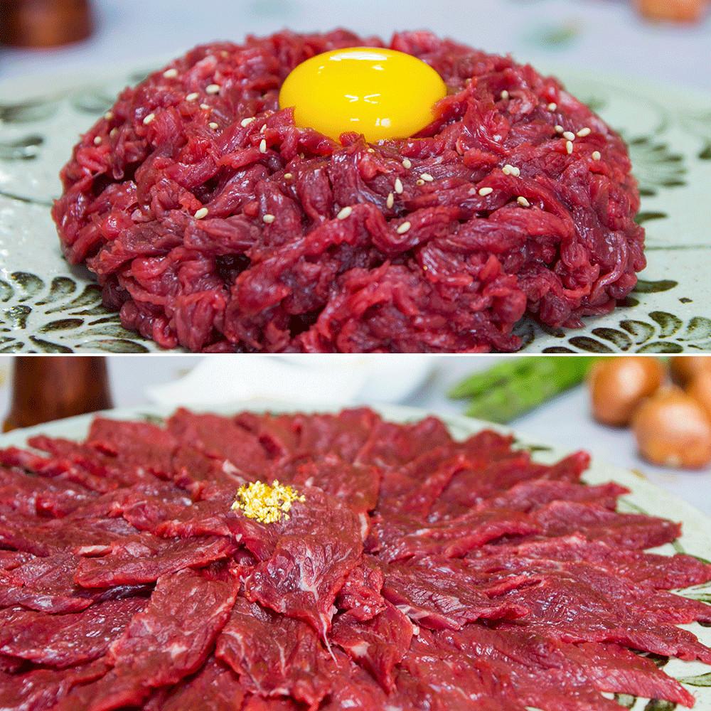 [이겼소] 국내산 냉장 소고기 육회 & 육사시미 300g