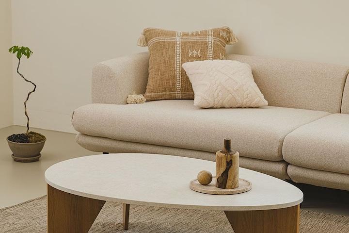 국내제작! 메이 비정형 거실 좌식 소파테이블