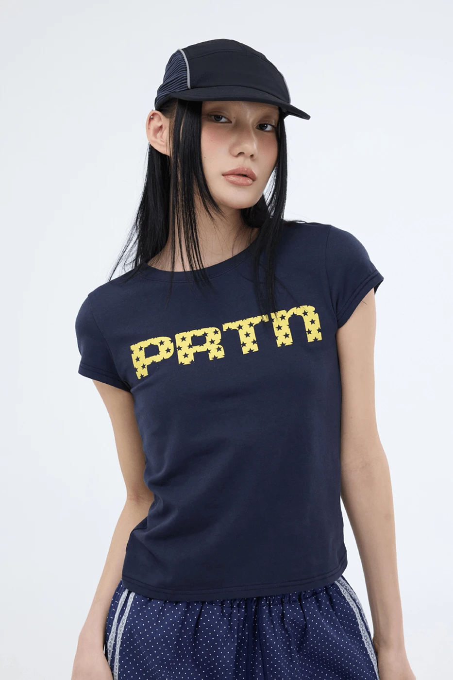 PRTN)스타 로고 캡슬리브 티셔츠
