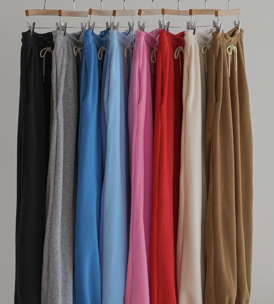 보슬로 뽀글이 밴딩 팬츠