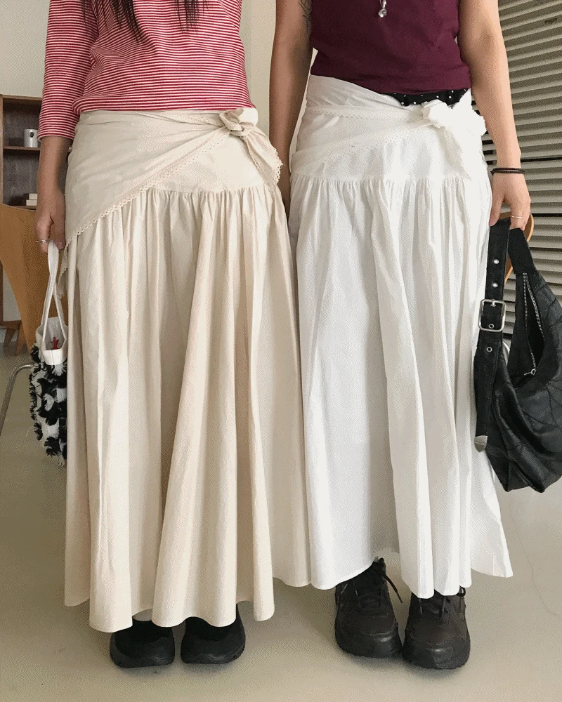 BLANC FLARE SCARF LONG SK