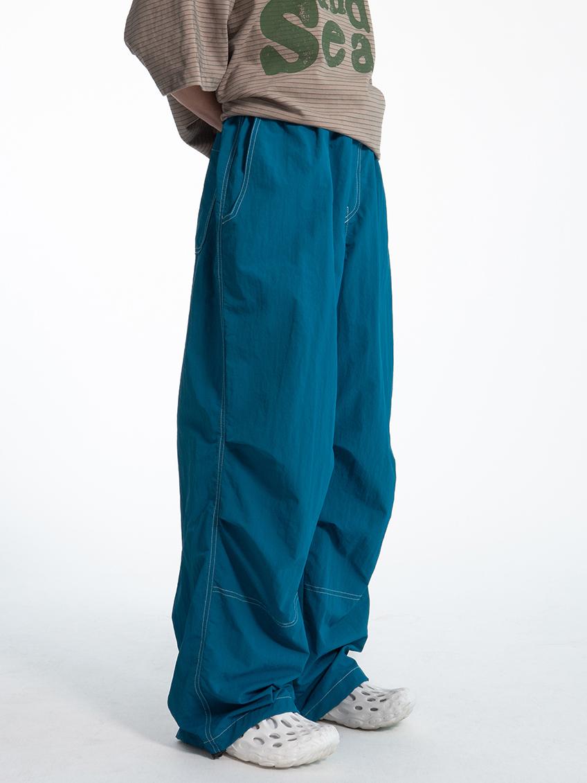 tilt stitch nylon pants (3c)