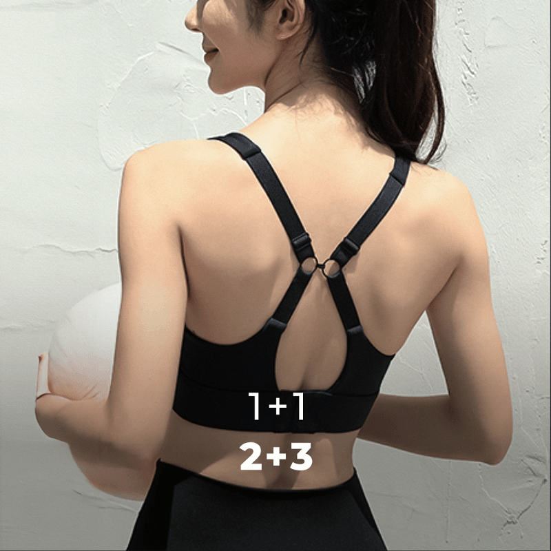 투웨이 패드일체 스포츠 브라[후크형]