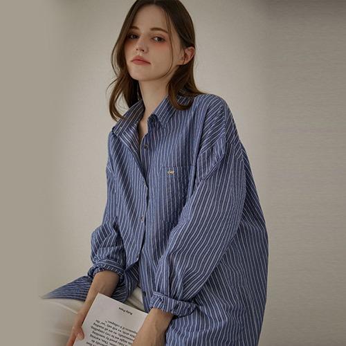 TS31630 링클프리 펜던트 스트라이프 셔츠