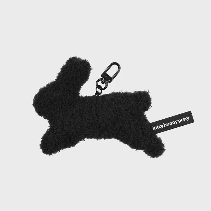 해피 버니 블랙 플러시 키링