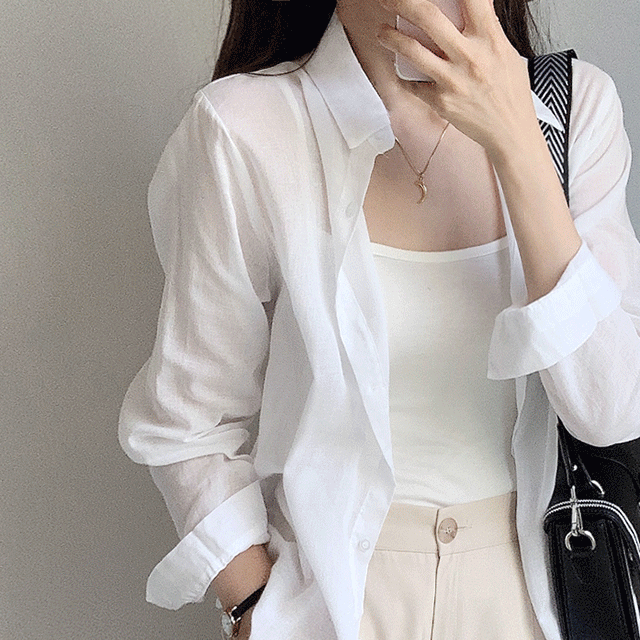 데일리 베이직 셔츠 나시 세트