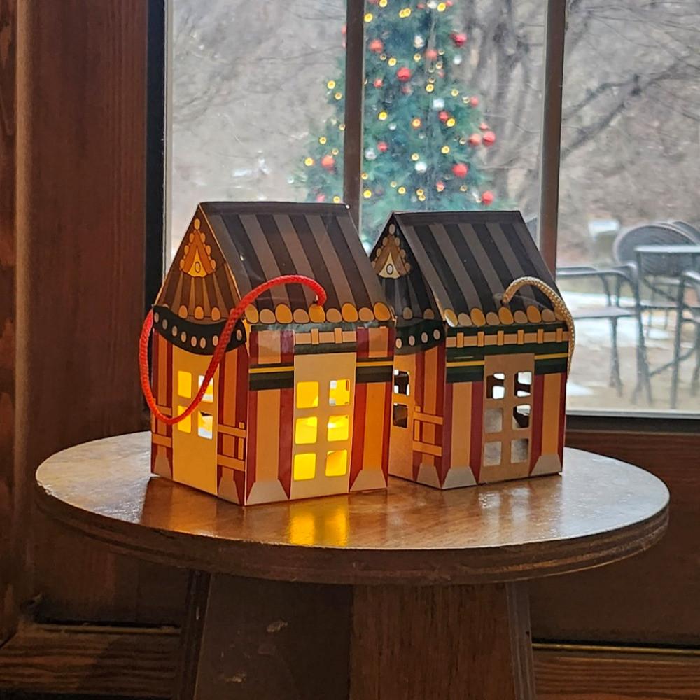 설날 한옥 복주머니 만들기 구디백 미니 포장 집 박스 양말 선물 상자