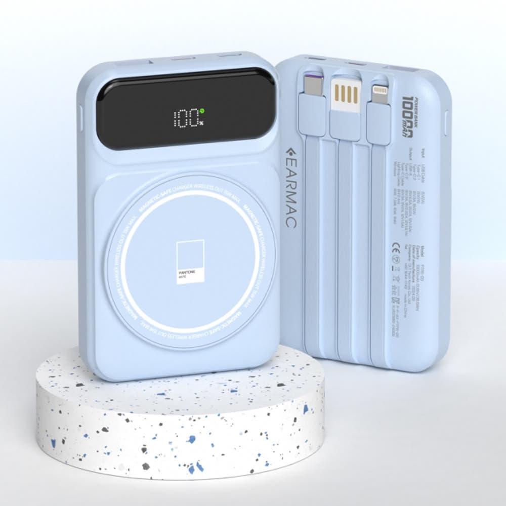 이어맥 팬톤 일체형 고속 무선 충전 맥세이프 보조배터리 10000mAh+Npay 3,000원