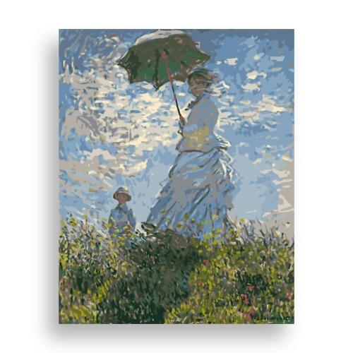 모네 파라솔 여인 [프리미엄]