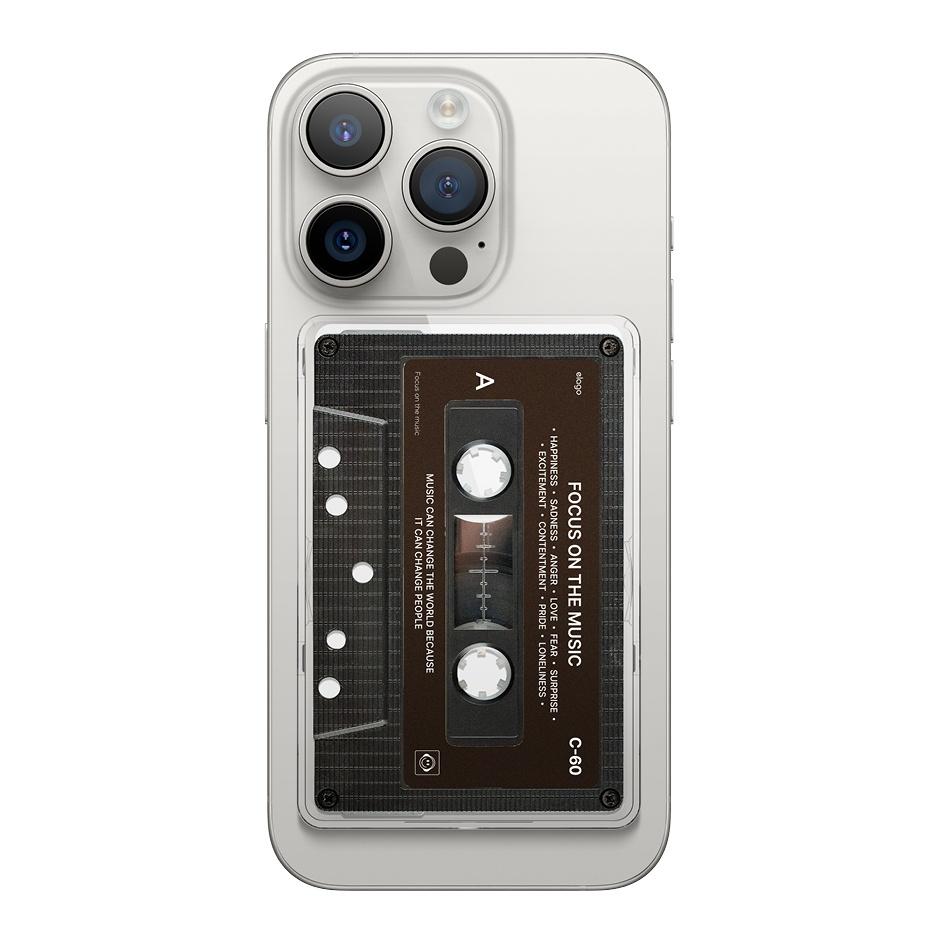 [선물포장] 월간 엘라고 Cassette Tape 맥세이프 카드지갑 케이스