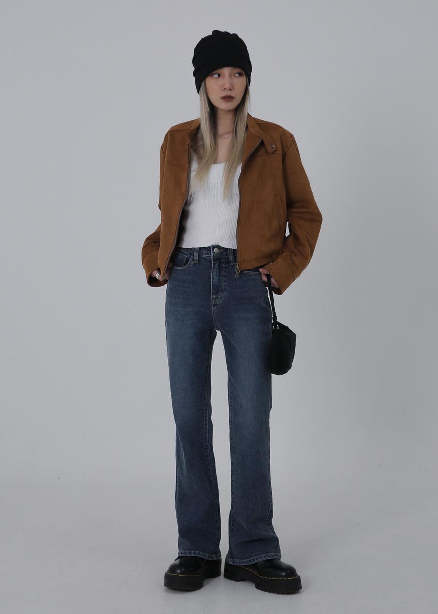 블랙업 [1만장판매] [B-DENIM] SLIM BOOTS-CUT 001 - BLUE