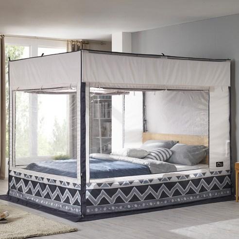 알뜨리 프리미엄 사각 난방텐트 커튼형 텐트 + 스텐봉 세트 - 난방텐트 | 쿠팡