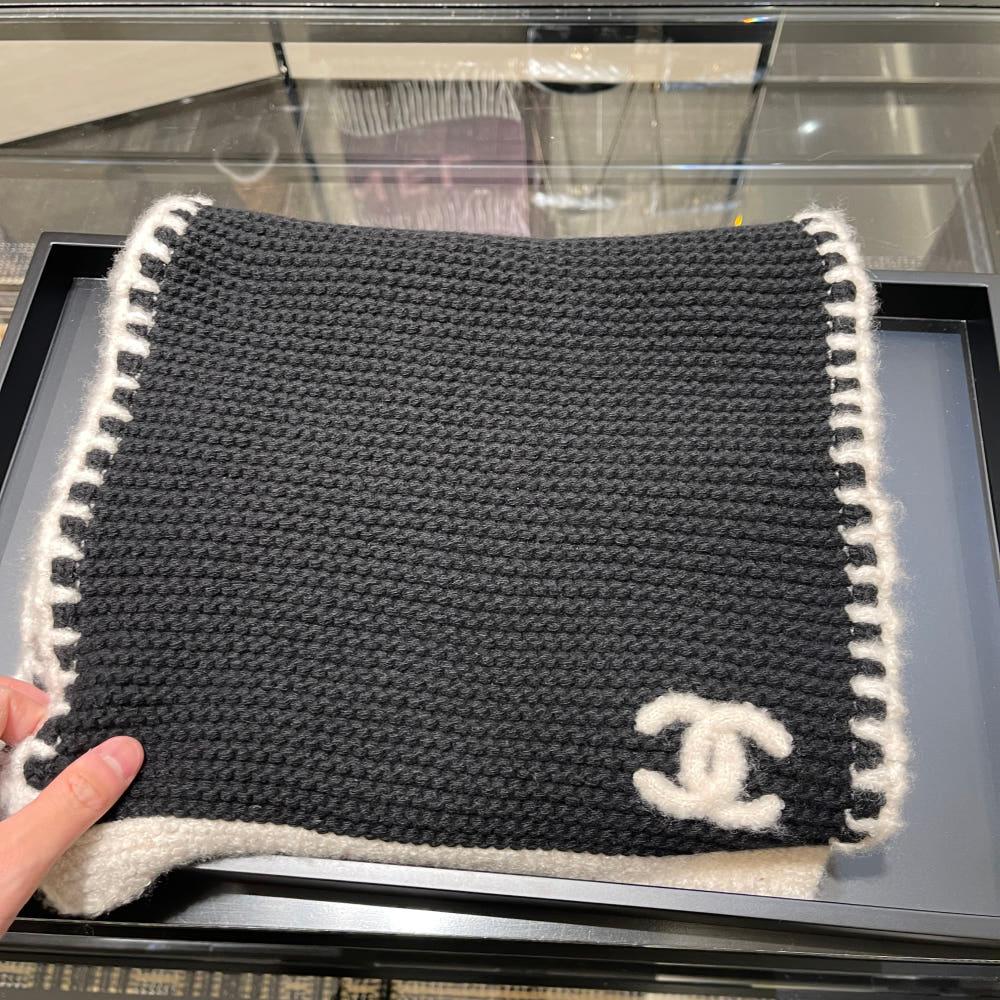 샤넬 CC 로고 스카프 머플러 AA9202