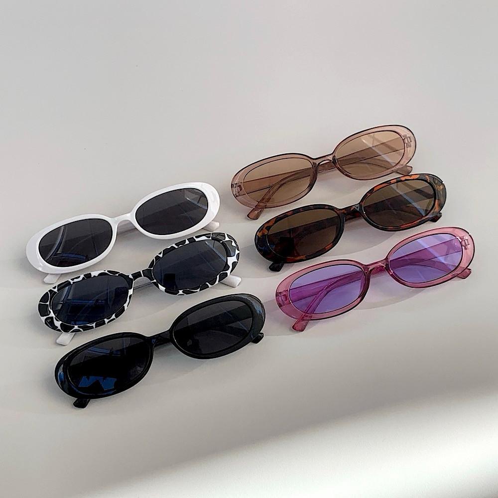 키치 하이틴 커트코베인 레트로 타원형 선글라스 힙한 인싸 얇은 선글라스 6colors : 문라이트 스토어