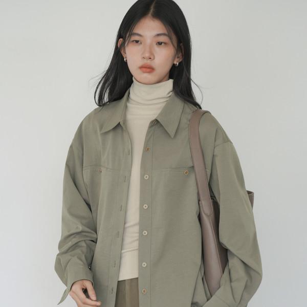 Green Long-Sleeved Shirt