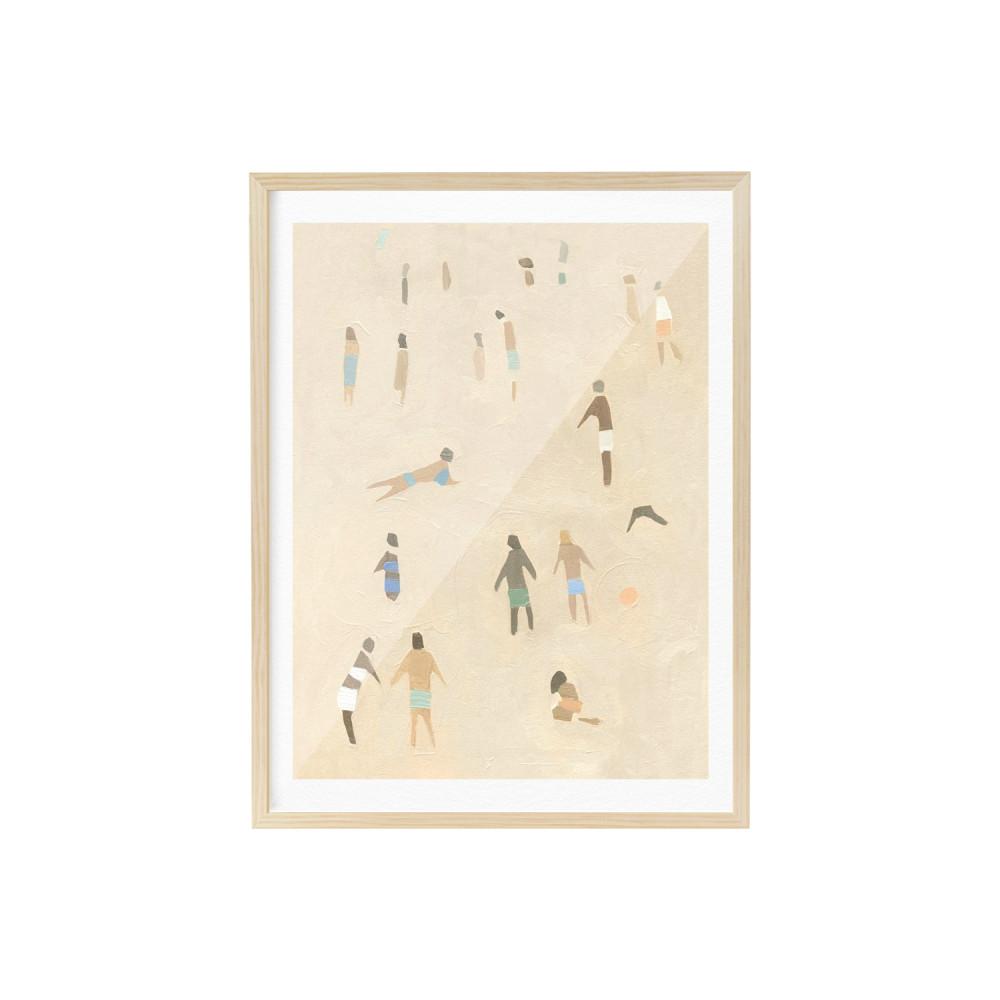 아트멘터리 Beach Goer II 여름 바다 수영 일러스트 아트포스터