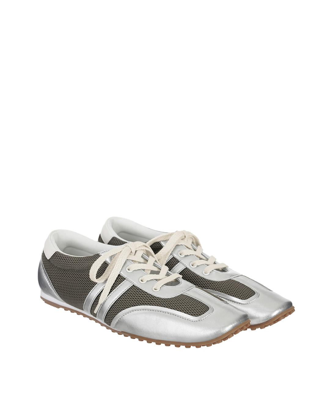 Morrow Square Sneakers · 머로우 스퀘어 스니커즈 / 실버