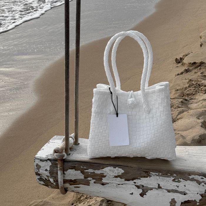 [Handmade] Pasar Bag - Pure White XS