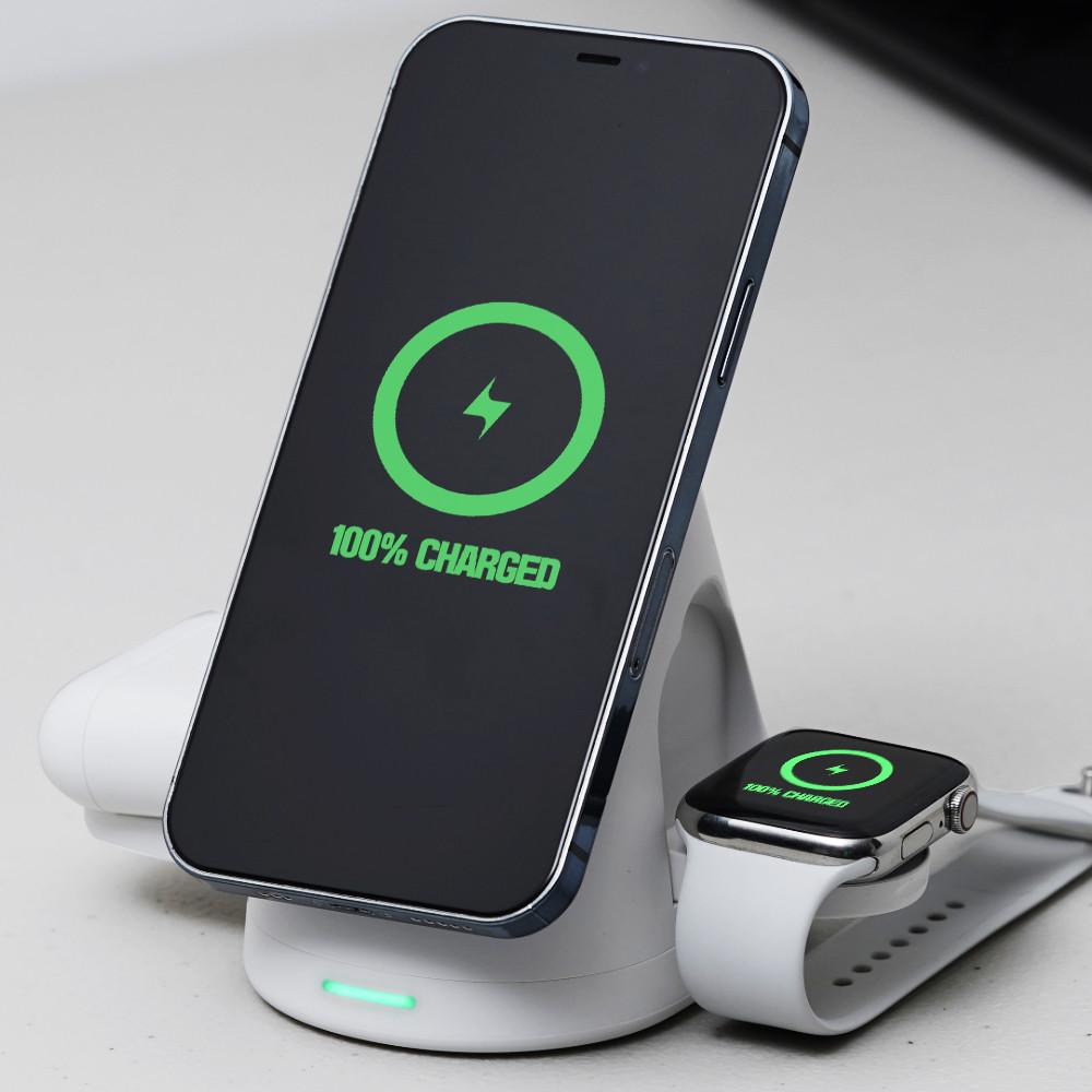 맥세이프 3in1 무선충전기 애플워치 아이폰 에어팟 3in1WCS