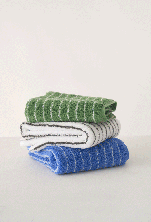 프리미엄 스트라이프 페이스타올