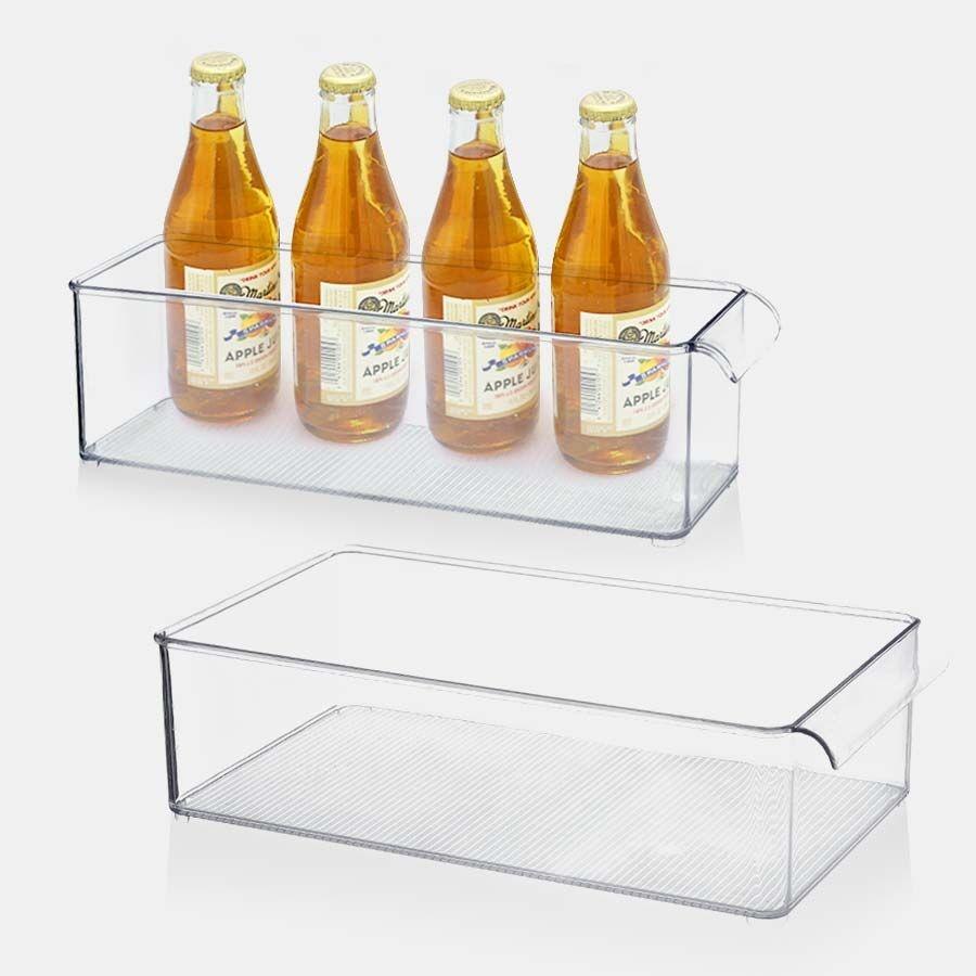 리메이크 수납 정리 트레이 냉장고 보관용기 음료정리 수납함 /심플형 M