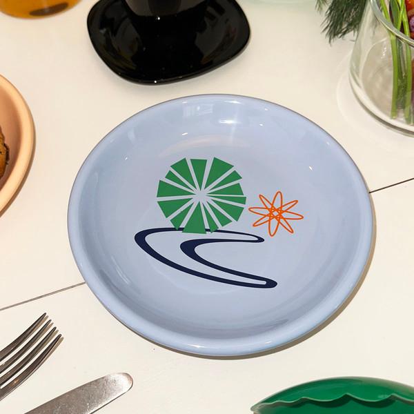 SPACE PLATE 17' (BLUE)