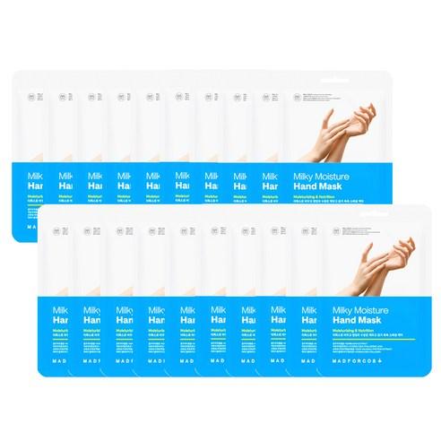 매드포코스 밀키 모이스쳐 핸드 마스크 팩, 16ml, 20개 - 핸드마스크팩 | 쿠팡