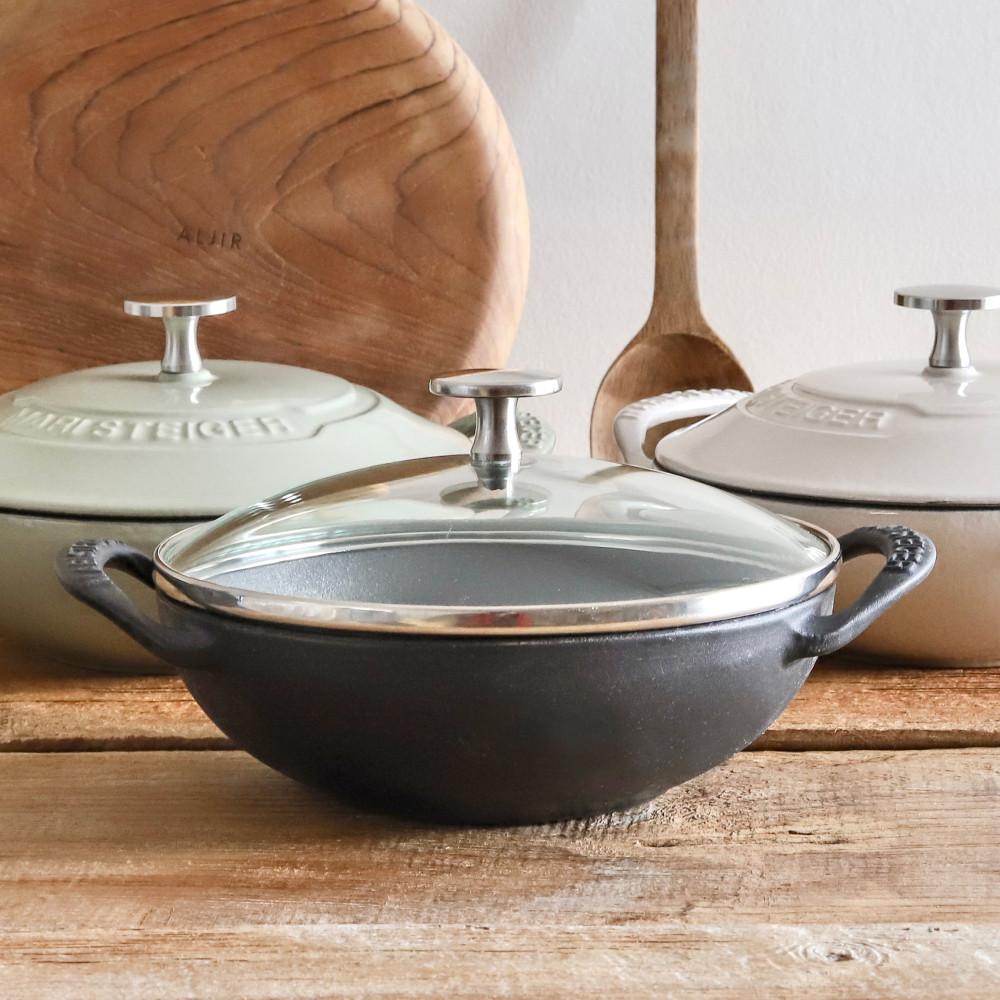 마리슈타이거 베이비웍18cm 유리뚜껑 /미니웍 주물냄비 라이스팟